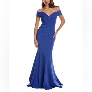 Rene Ruiz collection off the shoulder scuba mermaid dress size 14